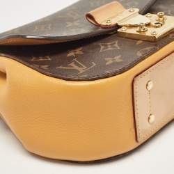 Pre Owned Louis Vuitton Safran Monogram Canvas Eden PM Bag