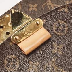 Pre Owned Louis Vuitton Safran Monogram Canvas Eden PM Bag