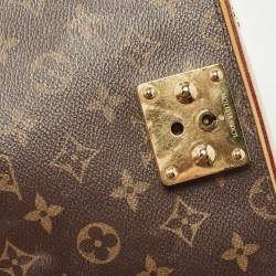 Pre Owned Louis Vuitton Safran Monogram Canvas Eden PM Bag