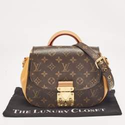 Pre Owned Louis Vuitton Safran Monogram Canvas Eden PM Bag