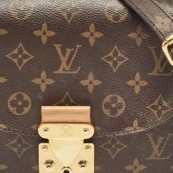 Pre Owned Louis Vuitton Safran Monogram Canvas Eden PM Bag