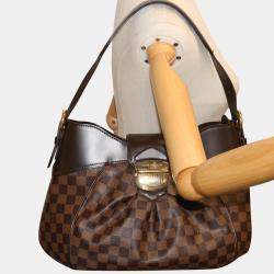 Louis Vuitton Brown Damier Ebene Canvas Sistina Hobo Bag