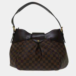 Louis Vuitton Brown Damier Ebene Canvas Sistina Hobo Bag