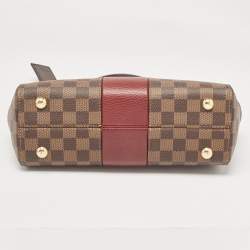 Pre Owned Louis Vuitton Bordeaux Damier Ebene Canvas Bond Street Bag