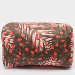 Pre Owned حقيبة لوى فيتون جانغل دوتس سبيدى 30 إصدار محدود كانفاس مونوغرامية