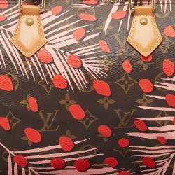 Pre Owned حقيبة لوى فيتون جانغل دوتس سبيدى 30 إصدار محدود كانفاس مونوغرامية