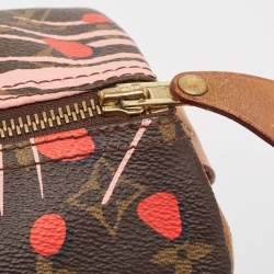 Pre Owned حقيبة لوى فيتون جانغل دوتس سبيدى 30 إصدار محدود كانفاس مونوغرامية