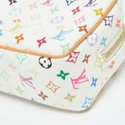 Louis Vuitton White Monogram Multicolore Canvas Wapity Pouch