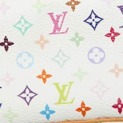 Louis Vuitton White Monogram Multicolore Canvas Wapity Pouch