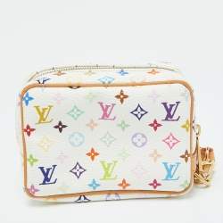 Louis Vuitton White Monogram Multicolore Canvas Wapity Pouch