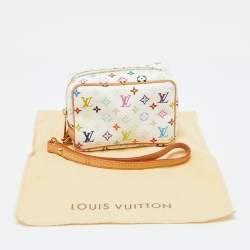 Louis Vuitton White Monogram Multicolore Canvas Wapity Pouch