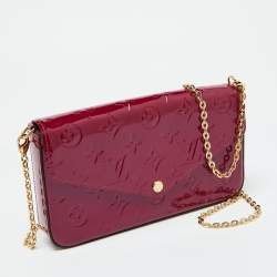 Louis Vuitton Indian Rose Monogram Vernis Pochette Felicie Bag