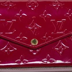 Louis Vuitton Indian Rose Monogram Vernis Pochette Felicie Bag