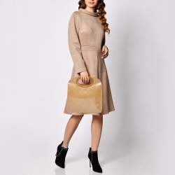 Pre Owned Louis Vuitton Noisette Monogram Vernis Maple Drive Bag