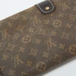 Louis Vuitton Brown Monogram Idylle Canvas and Leather Sarah Wallet