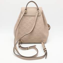 Louis Vuitton Beige Monogram Empriente Leather Montsouris PM Backpack
