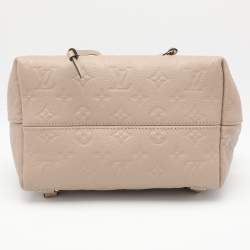 Louis Vuitton Beige Monogram Empriente Leather Montsouris PM Backpack