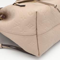 Louis Vuitton Beige Monogram Empriente Leather Montsouris PM Backpack