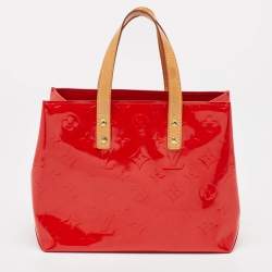 Louis Vuitton Red Monogram Vernis Reade PM Bag