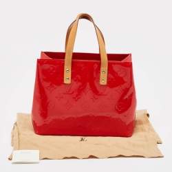 Louis Vuitton Red Monogram Vernis Reade PM Bag