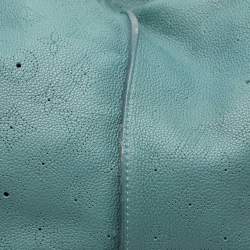 Louis Vuitton Turquoise Monogram Mahina Leather Selene GM Bag