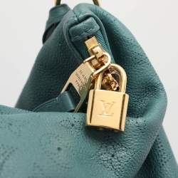Louis Vuitton Turquoise Monogram Mahina Leather Selene GM Bag