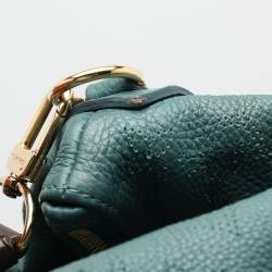 Louis Vuitton Turquoise Monogram Mahina Leather Selene GM Bag