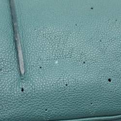 Louis Vuitton Turquoise Monogram Mahina Leather Selene GM Bag