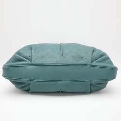 Louis Vuitton Turquoise Monogram Mahina Leather Selene GM Bag