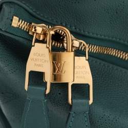 Louis Vuitton Turquoise Monogram Mahina Leather Selene GM Bag