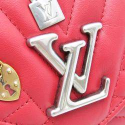 Louis Vuitton Red Leather New Wave Long Wallet 
