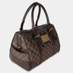 Louis Vuitton Brown Damier Ebene Canvas Berkeley Satchel