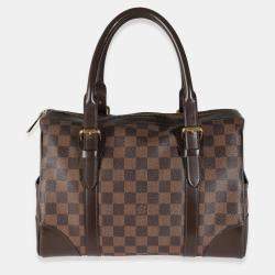 Louis Vuitton Brown Damier Ebene Canvas Berkeley Satchel