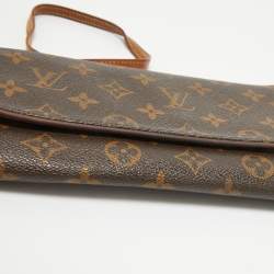 Pre Owned Louis Vuitton Monogram Canvas Twin Pochette GM Bag