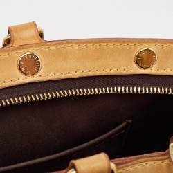 Pre Owned Louis Vuitton Amarante Monogram Vernis Brea MM Bag