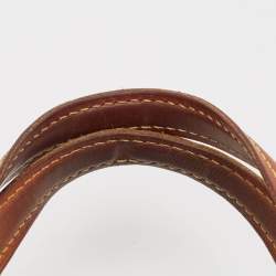 Pre Owned Louis Vuitton Amarante Monogram Vernis Brea MM Bag