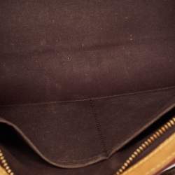 Pre Owned Louis Vuitton Amarante Monogram Vernis Brea MM Bag