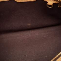 Pre Owned Louis Vuitton Amarante Monogram Vernis Brea MM Bag