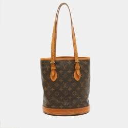 Pre Owned Louis Vuitton Monogram Canvas Bucket PM Bag