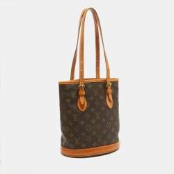 Pre Owned Louis Vuitton Monogram Canvas Bucket PM Bag