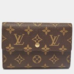 Pre Owned Louis Vuitton Monogram Canvas Porte Tresor Etui Papier Wallet