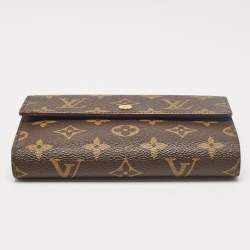 Pre Owned Louis Vuitton Monogram Canvas Porte Tresor Etui Papier Wallet