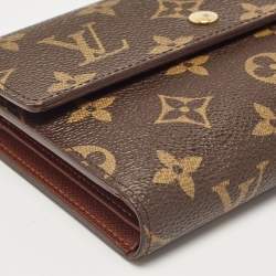 Pre Owned Louis Vuitton Monogram Canvas Porte Tresor Etui Papier Wallet