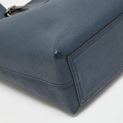 Pre Owned Louis Vuitton Marine Taurillon Leather Cabas Voyage Bag