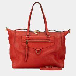 Louis Vuitton Red Monogram Empreinte Leather Lumineuse PM Tote Bag