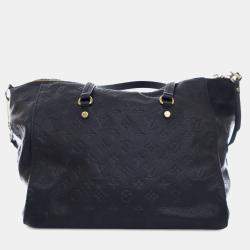 Louis Vuitton Navy Blue Monogram Empreinte Leather Lumineuse PM Top Handle Bag