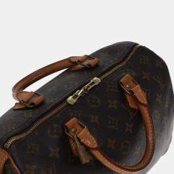 Louis Vuitton Brown Monogram Canvas Speedy Bandouliere 30 Duffel Bag