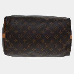 Louis Vuitton Brown Monogram Canvas Speedy Bandouliere 30 Duffel Bag