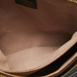 Pre Owned Louis Vuitton Black Monogram Embossed Leather Coussin PM Bag