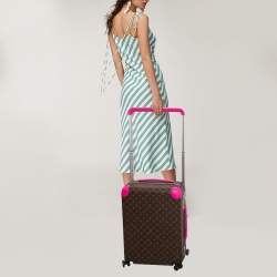 Pre Owned Louis Vuitton Fuchsia Monogram Canvas Horizon 55 Suitcase